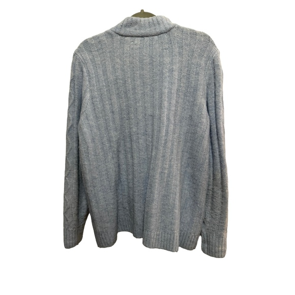 Croft & Barrow - 1/4 Zip Sweater - Blue Sweater - Size XL - Picture 2 of 3